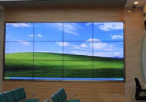 沅陵液晶拼接屏的另类用法。